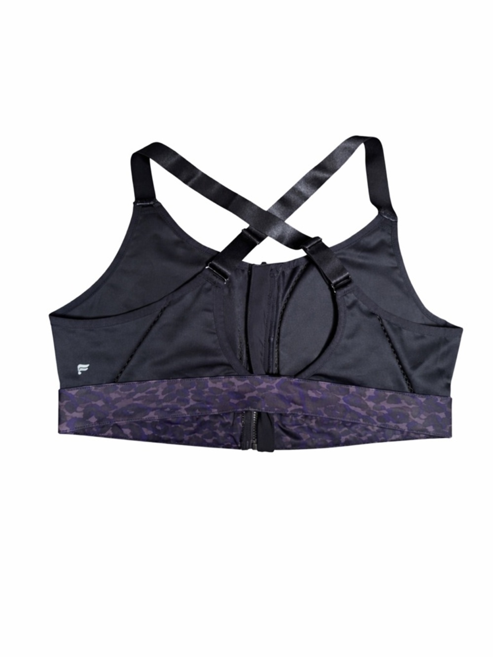 Fabletics Women’s Front-Zip High-Impact Sport Bra Rapido Iron Size XXL 16-18 - Picture 5 of 10